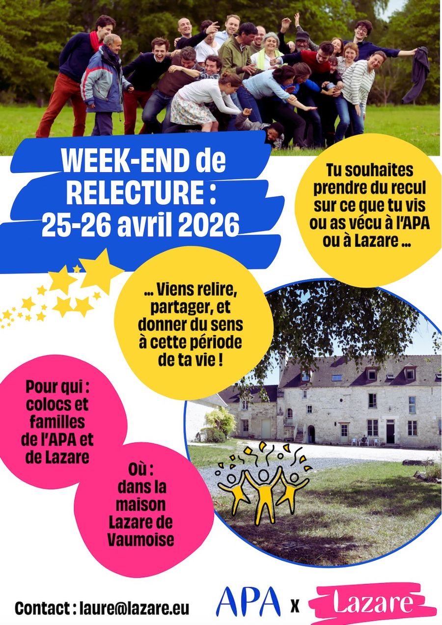 Week-end de Relecture APA x Lazare